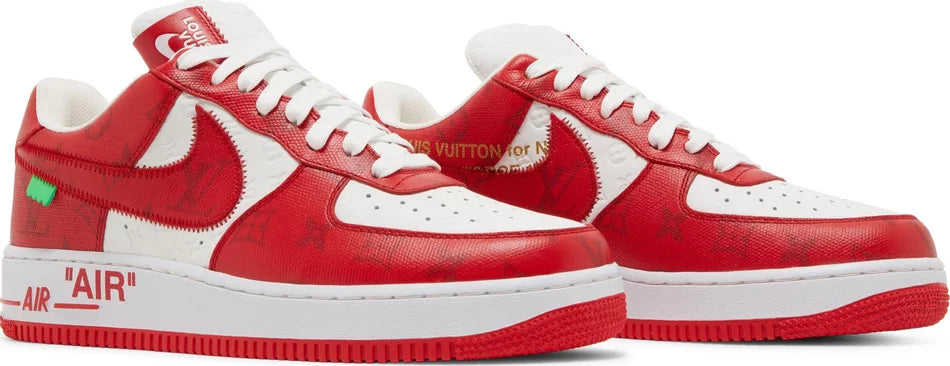 AIR FORCE 1 Low x Louis Vuitton White Comet Red