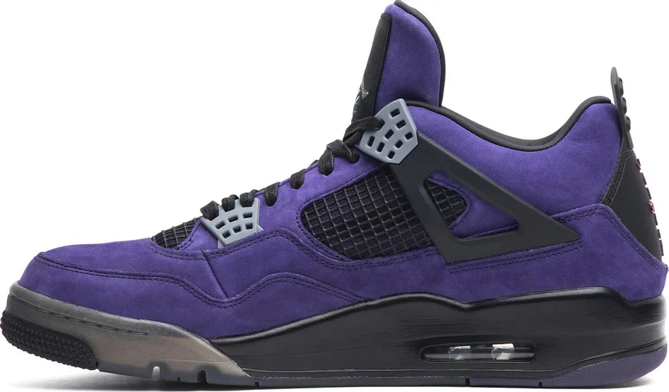 Air Jordan 4 Retro x Travis Scott Purple Suede