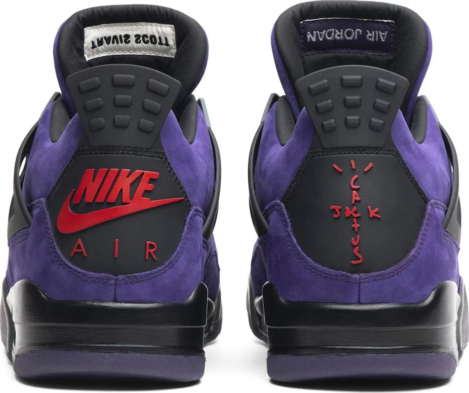 Air Jordan 4 Retro x Travis Scott Purple Suede