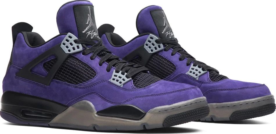 Air Jordan 4 Retro x Travis Scott Purple Suede