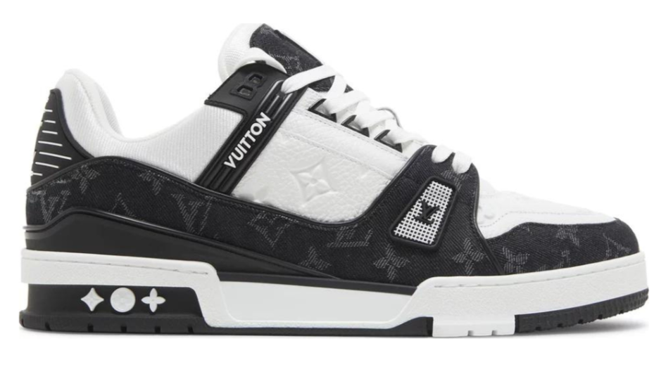 Louis Vuitton Trainer White Black